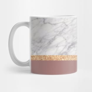 Black and gold marble III Mug